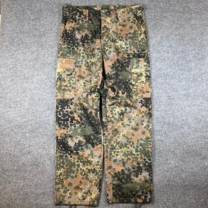 Mil-Tec Pants Mens L 36x32 German Flecktarn Camo Cargo Military Tactical